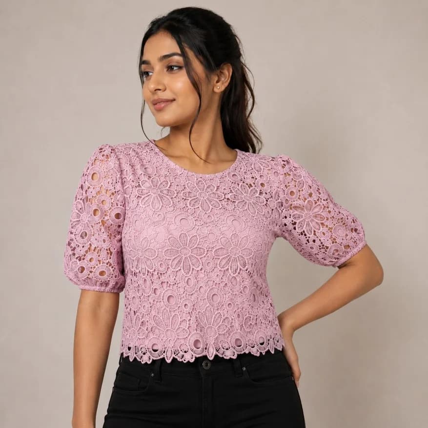 Comfy Modern Pastel Pink Women's Top